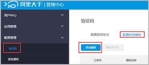 【大商创使用教程】阿里大于（阿里短信）配置说明教程